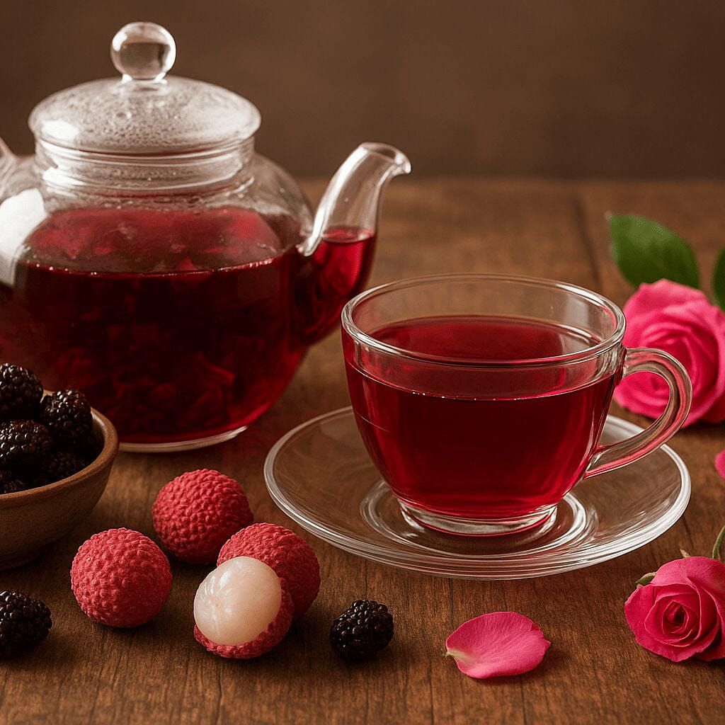 Mulberry Lychee Rose Tea 1 each