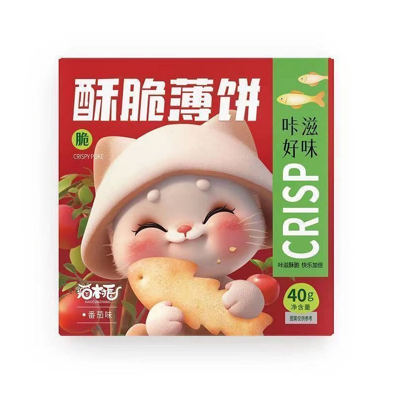 Salty Crispy Thin Crisps, Tomato Flavor 40g 40 g
