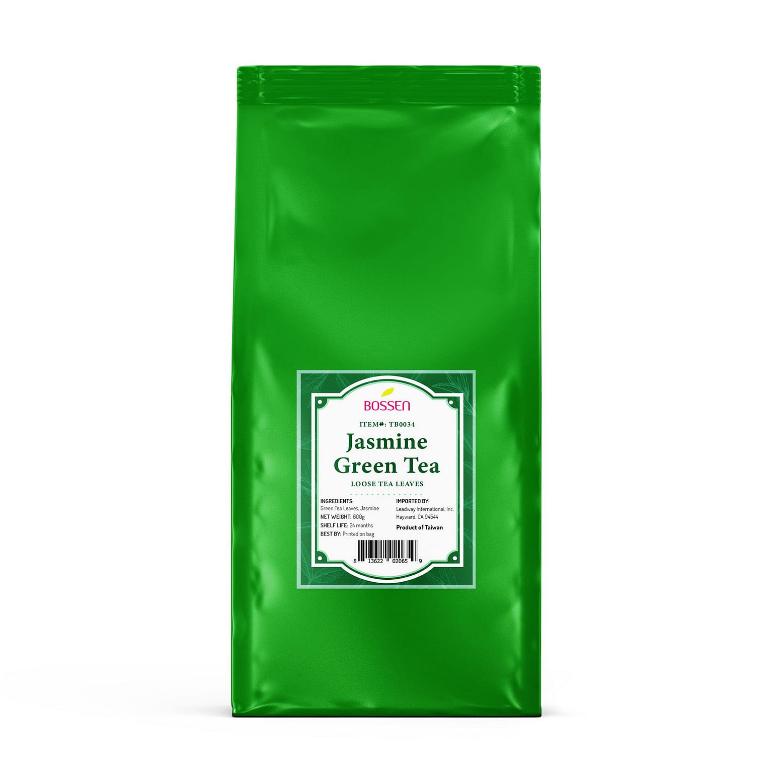 Bossen茉香綠茶- A2(散茶) 600克 600 克