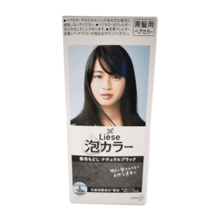 【Direct From Japan】Japan LIESE PRETTIA Bubble Hair Dye Natural Black 1set 1 ส่วน