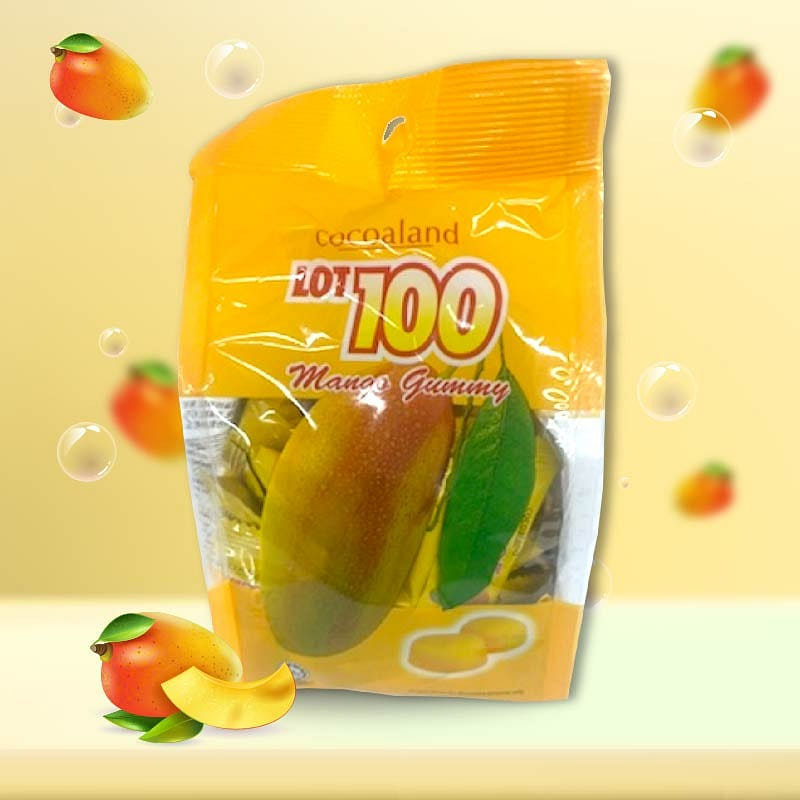 Lot 100 Mango Flavour Gummy 5.29 oz
