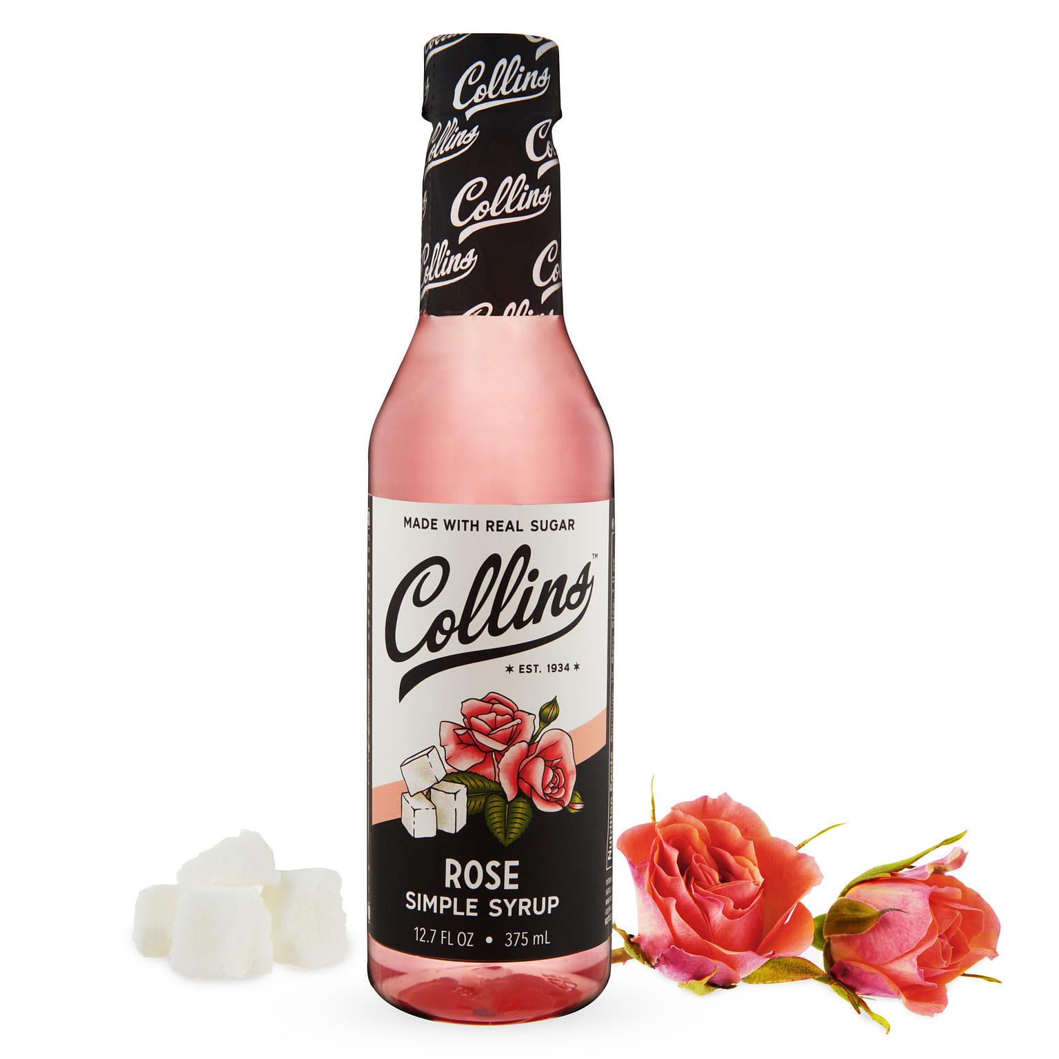 12.7 oz. Rose Simple Syrup by Collins 1 phần