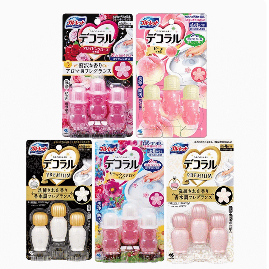 Kobayashi Toilet Flower Gel Cleaner - Hundred Flowers Fragrance 1 อัน