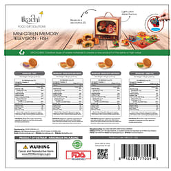 Ikachi Fish Mini Green Memory TV Mooncake Set 300 g