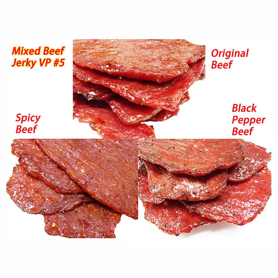 weee_snack_Beef Jerky (Orig../Spicy/Black pepper) 3 Bags 340 g
