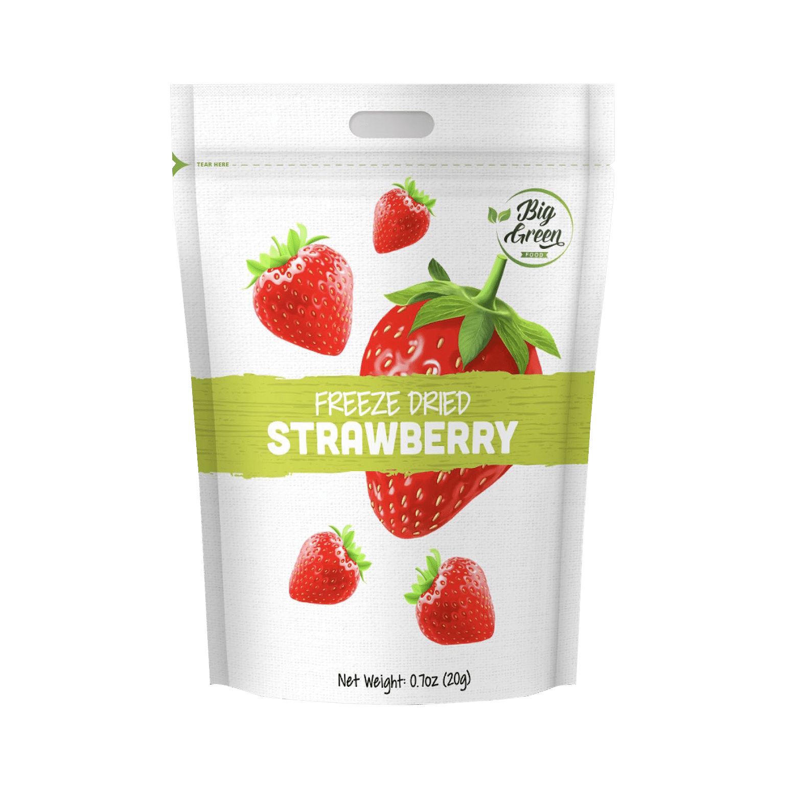 Freeze Dried Strawberry 0.7 온스