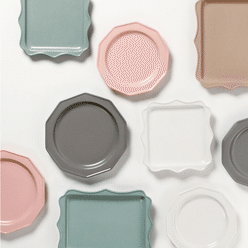 Erato Bella 早午餐/甜点盘 - 矩形 / 白色 1 份