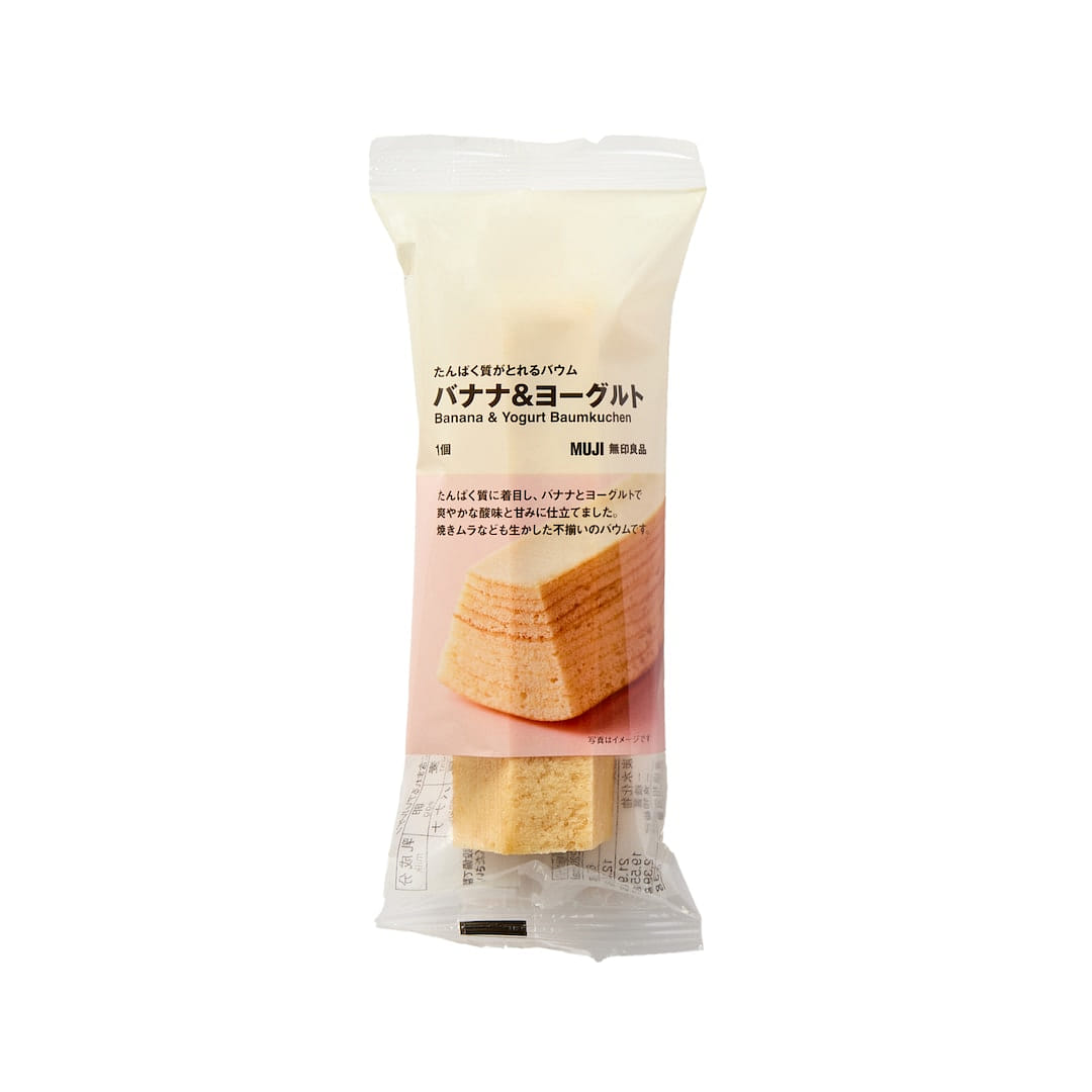 Muji High Protein Banana Yogurt Baumkuchen 1pc 1 each