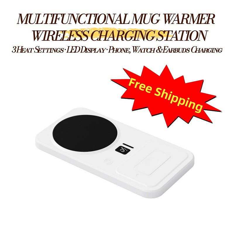 Multi-Function Mug Warmer & Wireless Charger 1 bottle