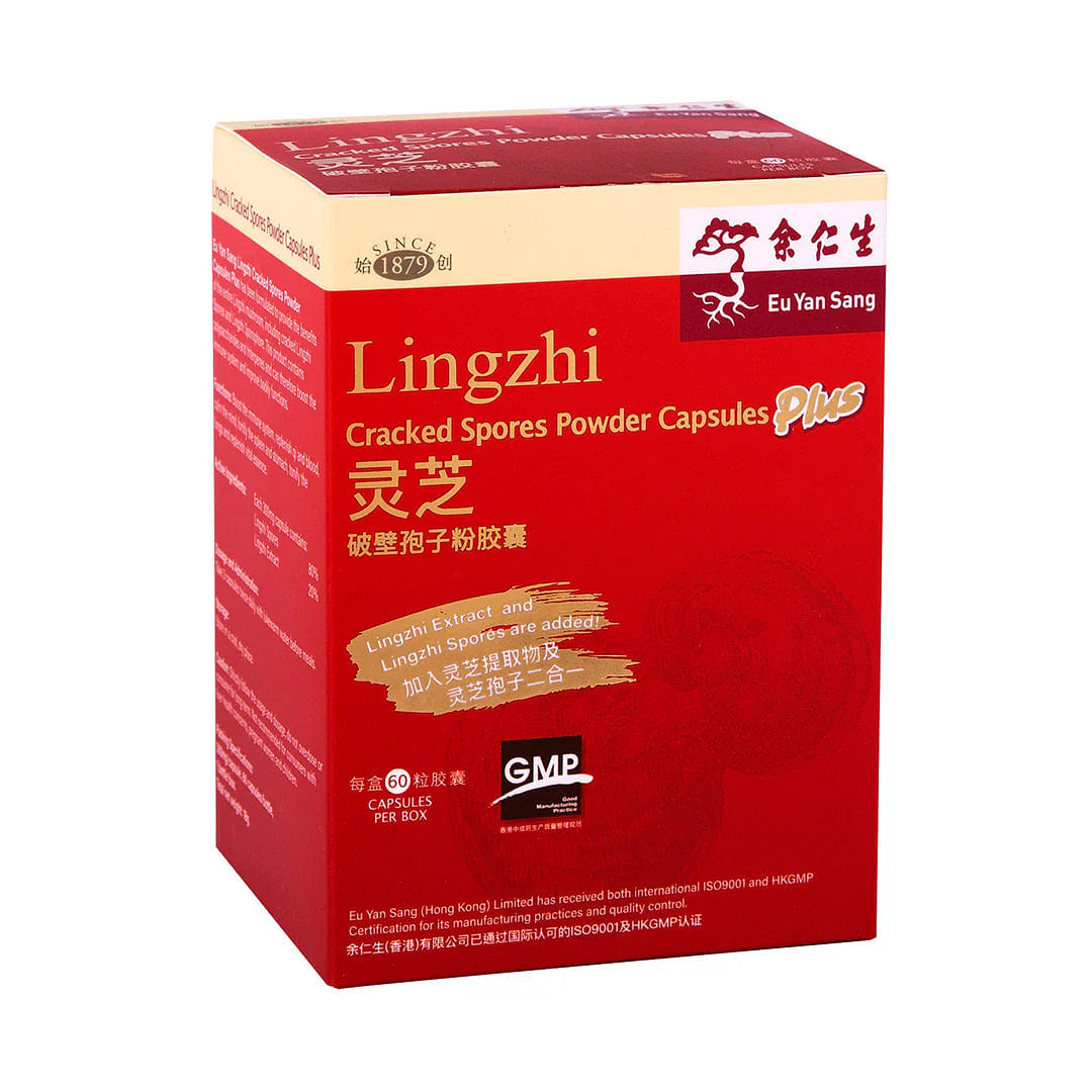 EU YAN SANG Lingzhi Cracked Spores Powder Capsules 60 อัน