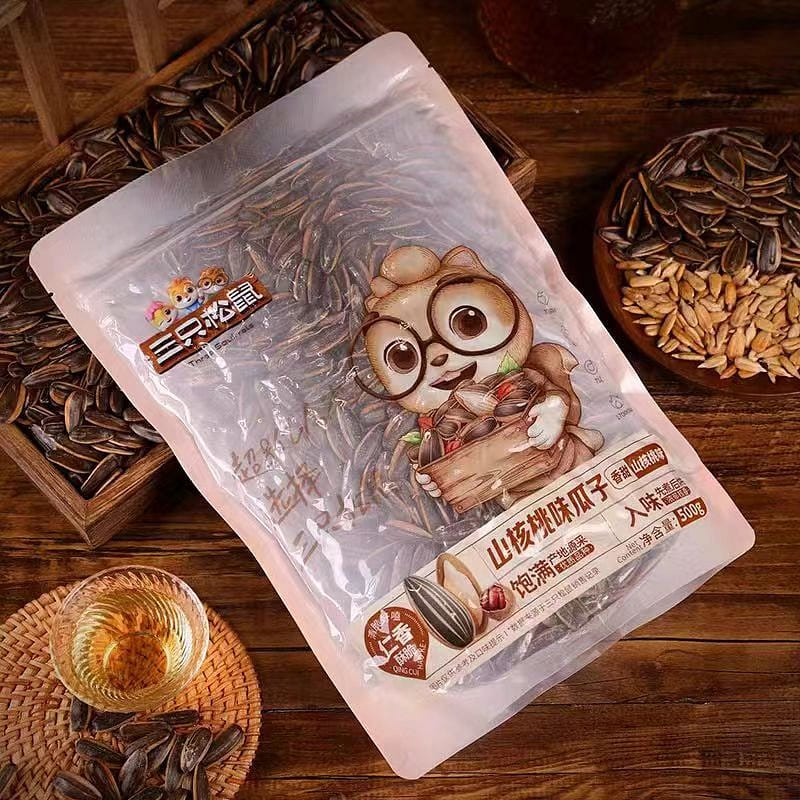 San Zhi Song Shu Hickory melon seeds 500g*1 bag 500 グラム