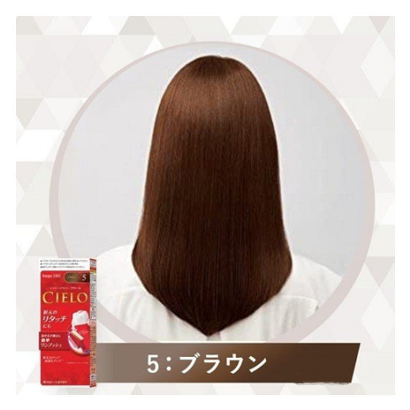 Hoyu Cielo hairColor EX cream 5 Brown 1 개