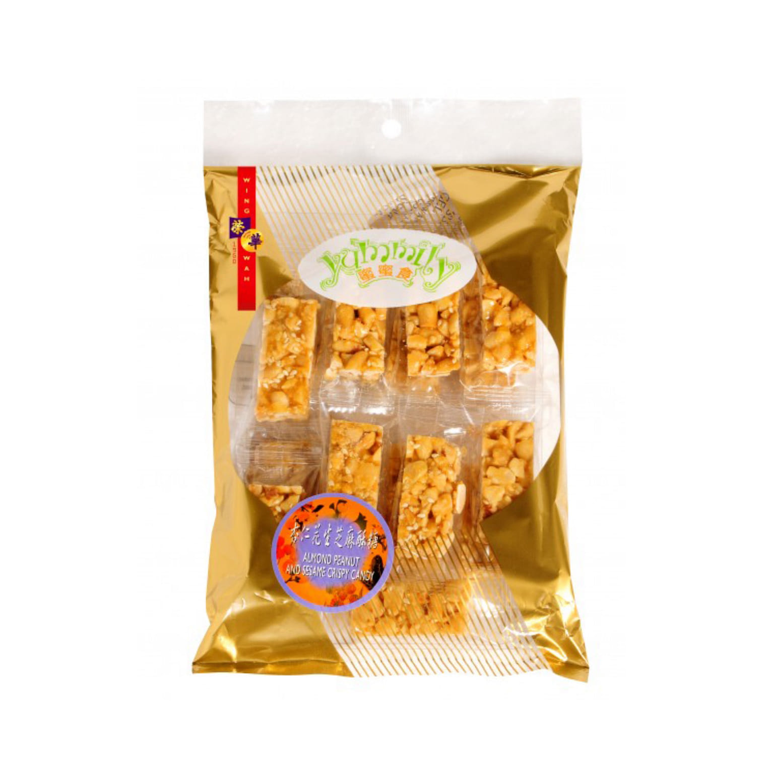 Wing Wah Almond Peanut and Sesame Crispy Candy 180 g