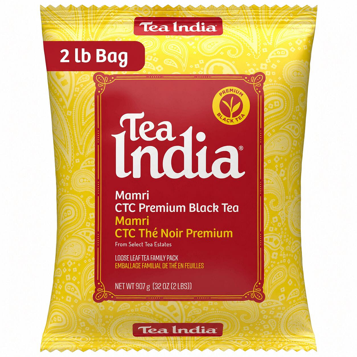 Tea India Premium Assam CTC Loose Leaf Tea 2 lb