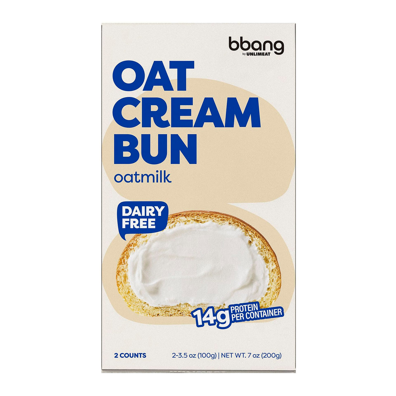 Oat Cream Bun Oatmilk 1 개