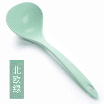 2 Count-Plastic Thickened Long-Handled Soup Ladle 2 개입