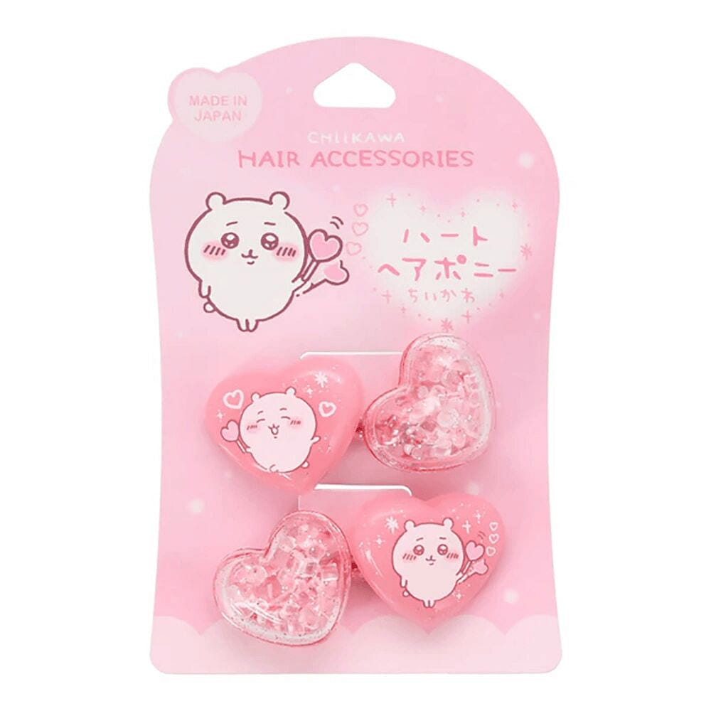 SkaterXChiikawa Heart-Shaped Hair Tie 2pcs 2 개입