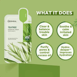 MEDIHEAL Tea Tree Essential Mask 10EA 1 each