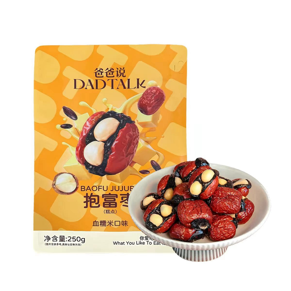 Dadtalk Baofu jujube blood glutinous rice flavor 250 g