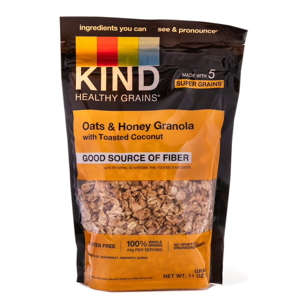 Kind Healthy Grains, Oats and Honey Granola with Toasted Coconut 11 oz