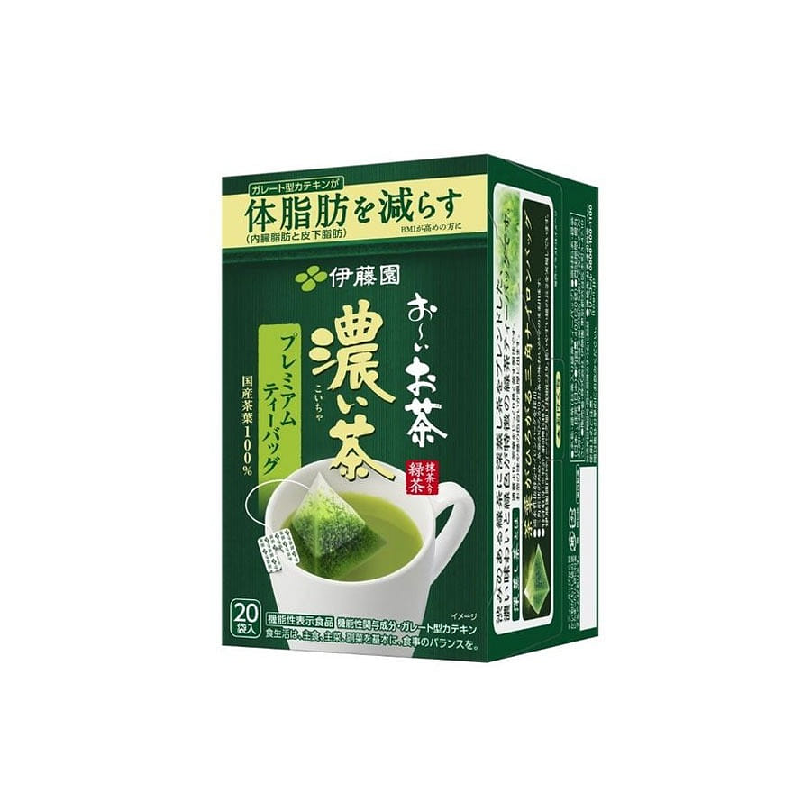 ITO EN Oi Ocha Premium Fat-Burning Green Tea Bags 1 box