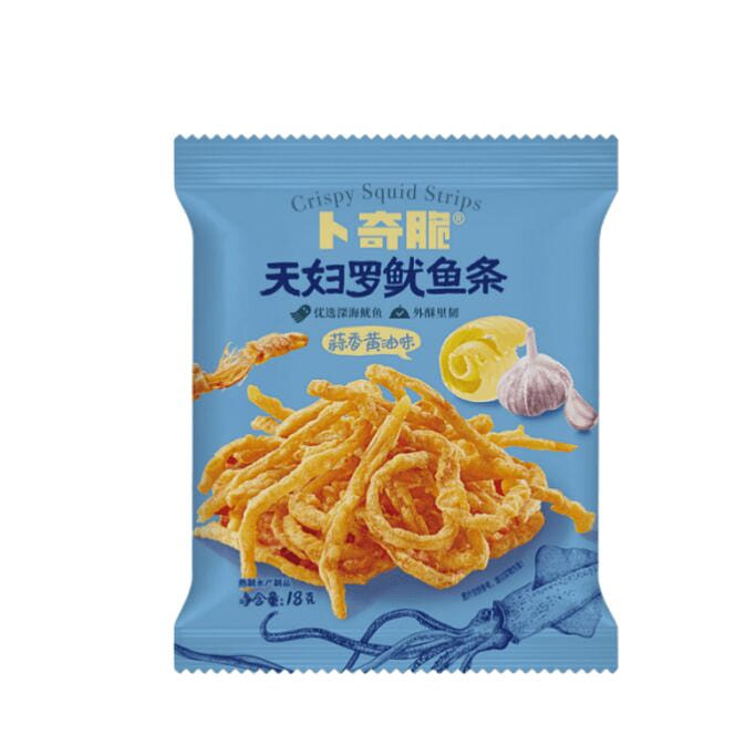 Tempura Squid Shreds with Garlic Butter Flavor 18g 18 g