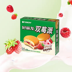 Strawberry Cake Pie 12 pcs/276g/box, 1box 1 each