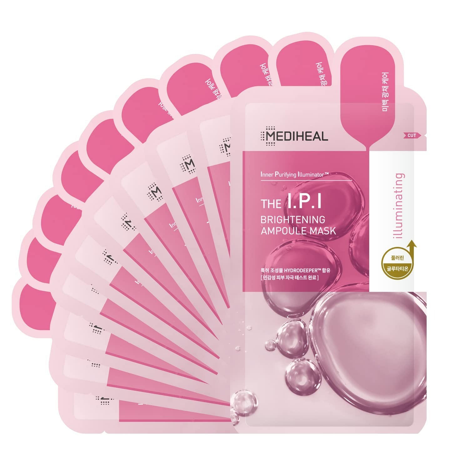 Mediheal I.P.I Derma Ampoule face mask 10pk 10 count