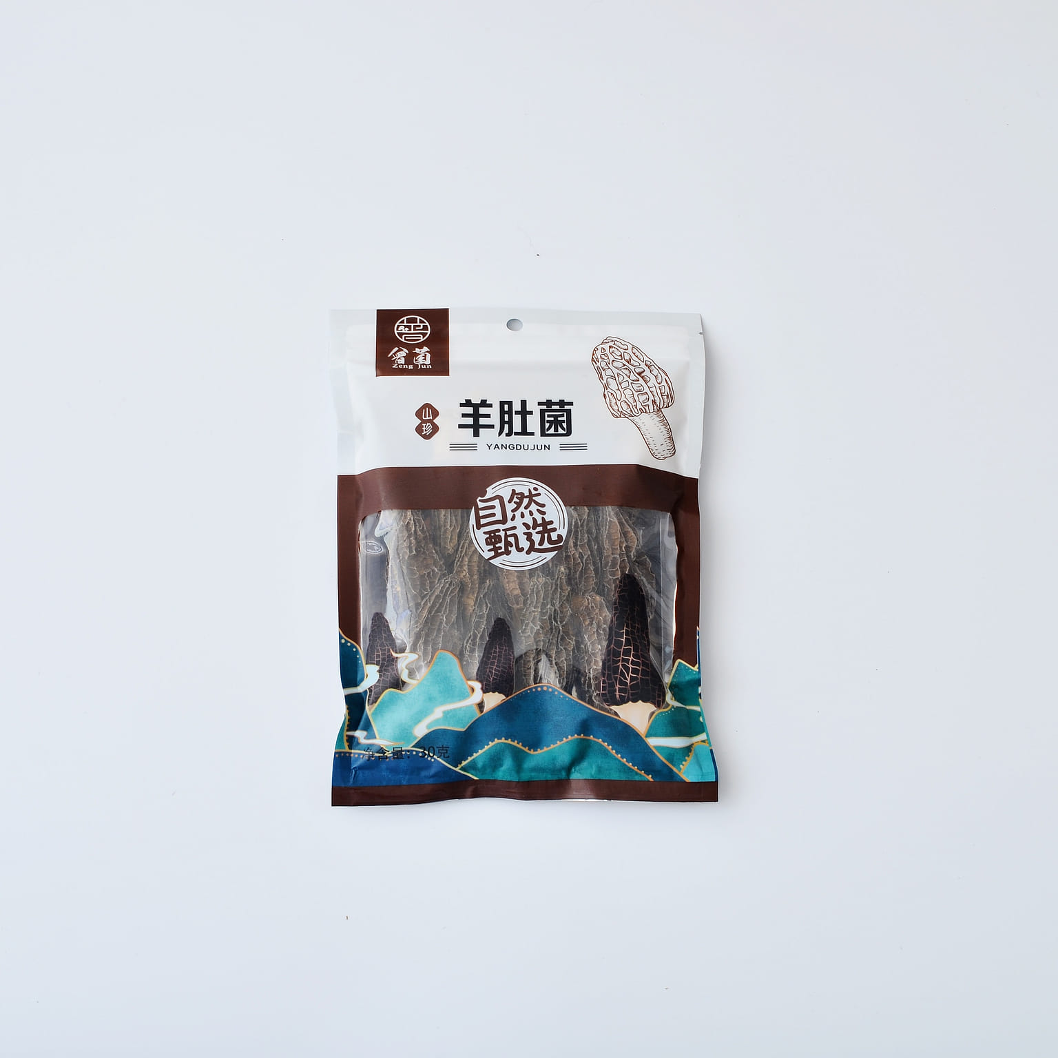 [Dried mushrooms]Selected morels The meat is thick and crispy and tender 30 그램
