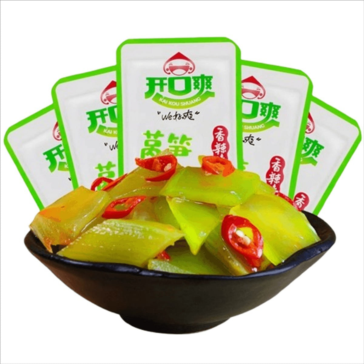Kaikoushuang Spicy Lettuce 12g*10 packs 120 그램