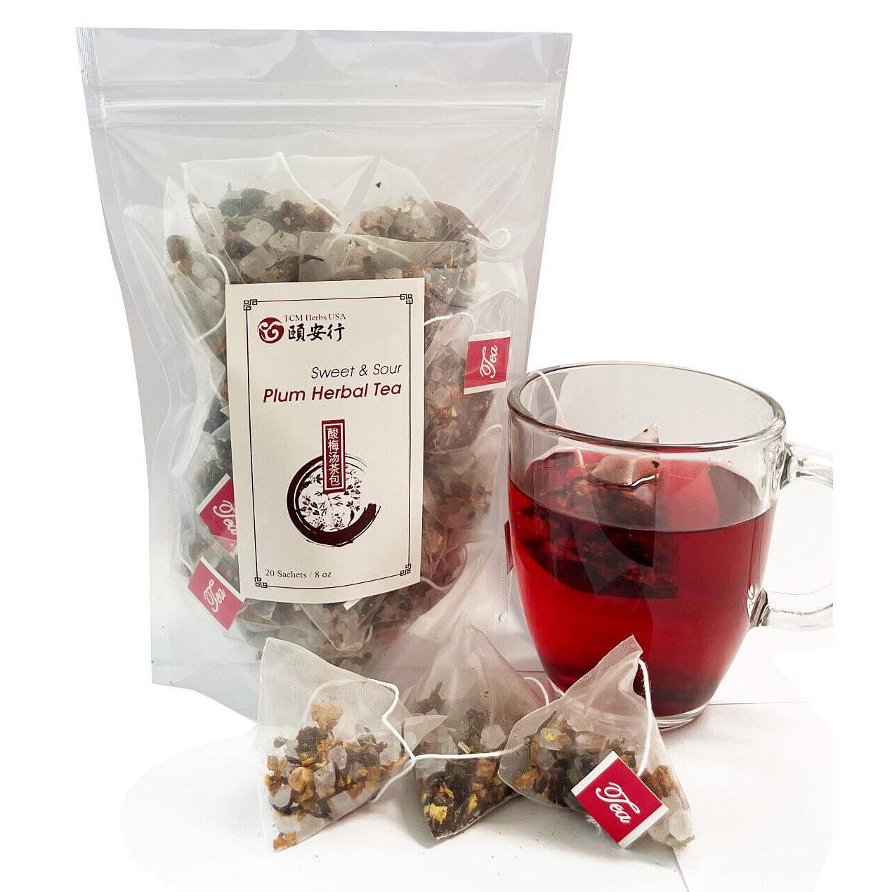 Natural Sweet & Sour plum Herbal Tea  Drink 227 กรัม