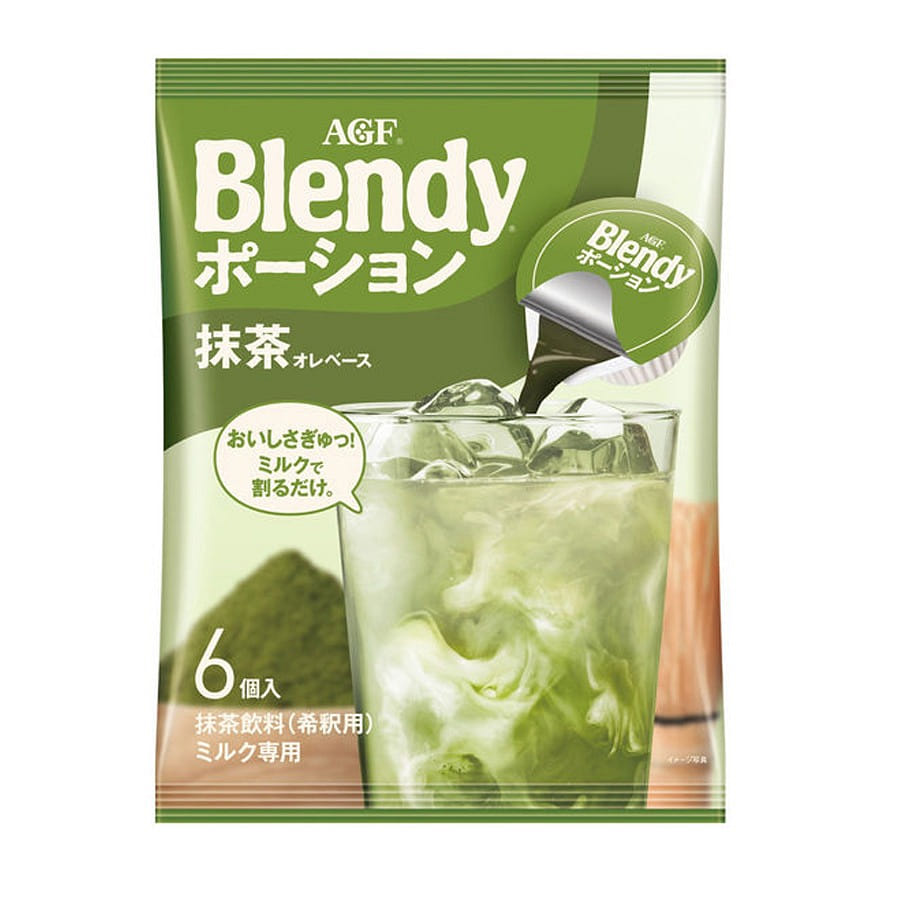 AGF Blendy Matcha Concentrated Tea 6pcs 1 개