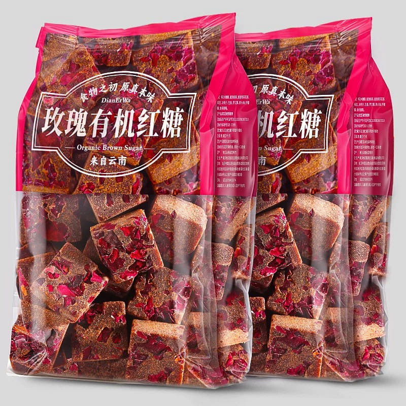 Dian Erwa Yunnan Organic Ginger Rose Brown Sugar G 1 pack