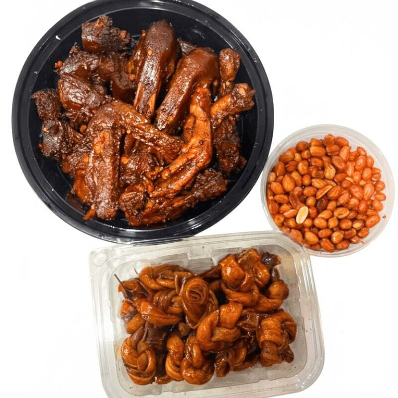 Classic Spicy Braised Combo w/ Salted Fried Peanut 1 each