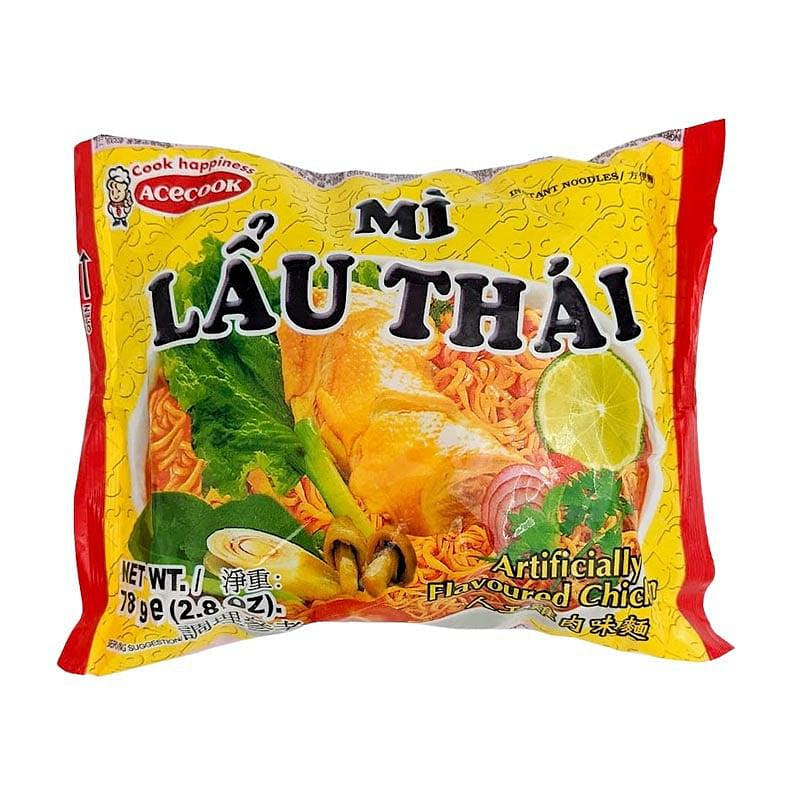 Mì Lẩu Thái Acecook Vị Gà 2.8oz 1 phần