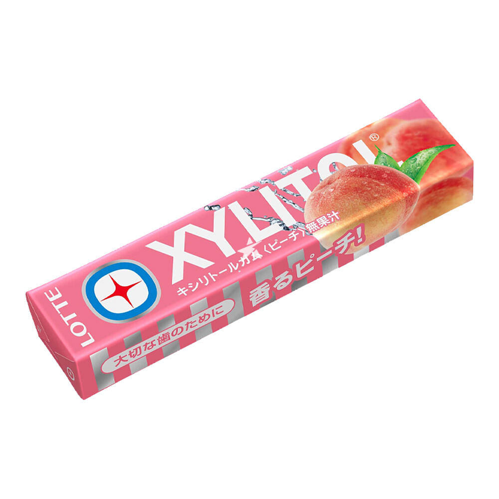LOTTE XYLITOL Chewing Gum (Peach Flavor) 14pc 14 개입