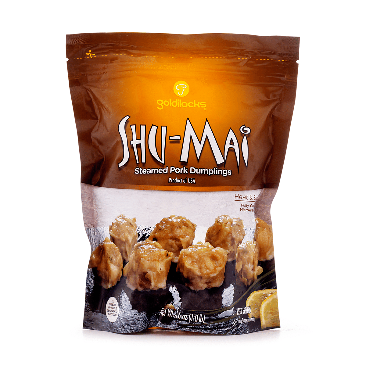 Shu-mai de Cerdo Goldilocks, Congelado 1 libra(s)