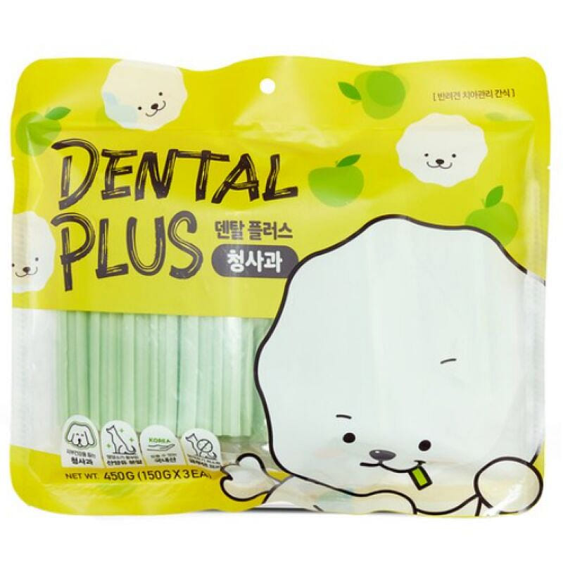Dog dental chew, green apple flavor, 450g, 1 piece 450 g