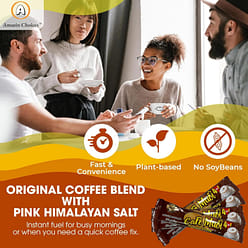 Himalayan Pink Salt Instant Coffee 216gr,12 Stick 32 box