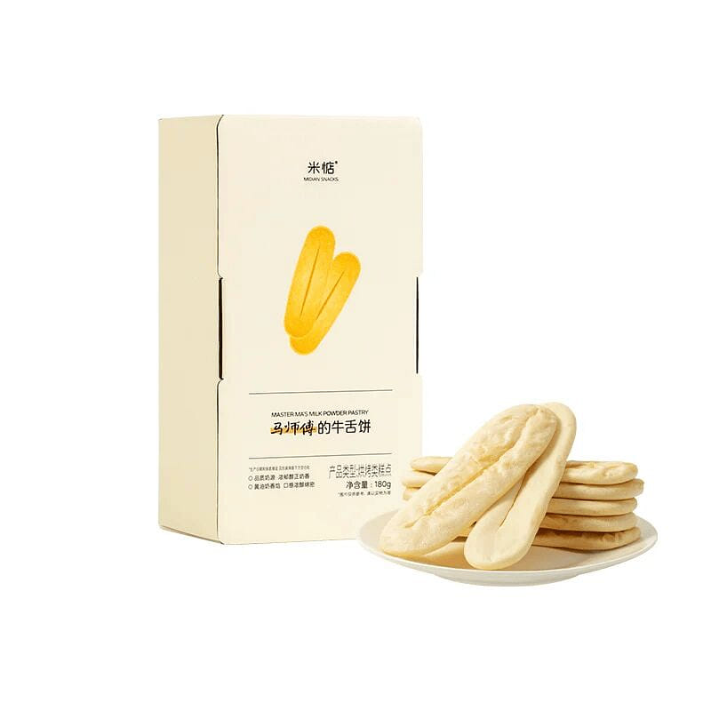 Mi Dian Butter Milk Flavor Ox Tongue Pastry 180g 180 g