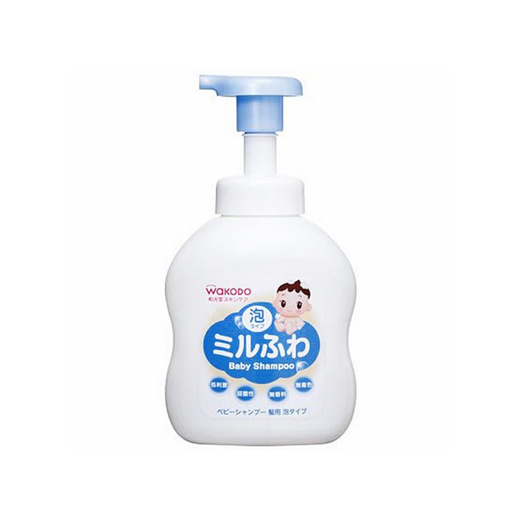 和光堂 ミルふわ ベビーシャンプー髪用 泡タイプ 450mL (本体) 10個