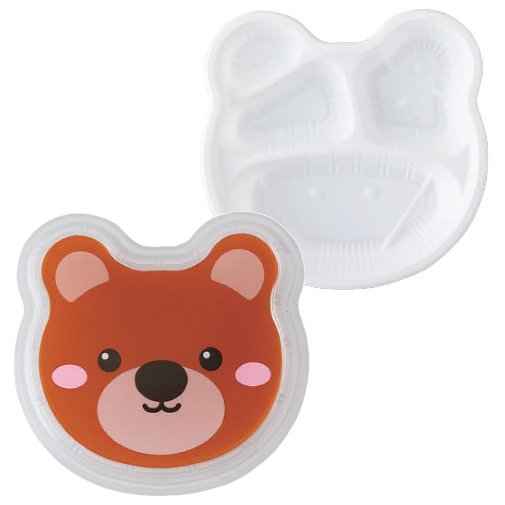 Kids takeout boxes for restaurants animal pattern TY-1 50 pcs deliver from JAPAN 1 ส่วน