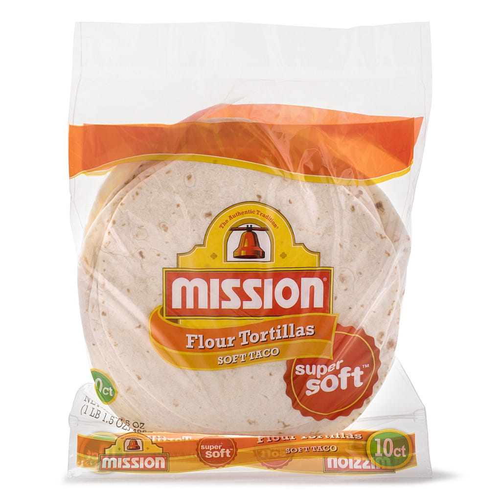 Mission Soft Taco Flour Tortillas, 10pcs 496 g