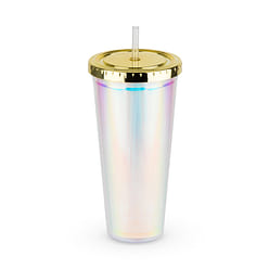 Iridescent Drink Tumbler by Blush® 24 液盎司