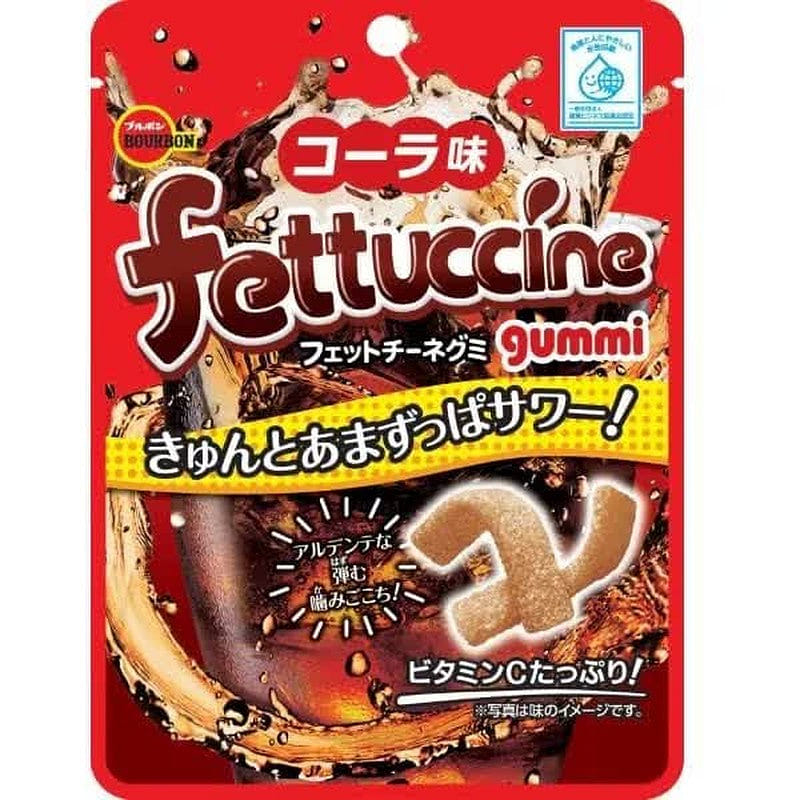 Bourbon Fettuccine Gummy Candy, Cola Flavor, 50g 1 ส่วน