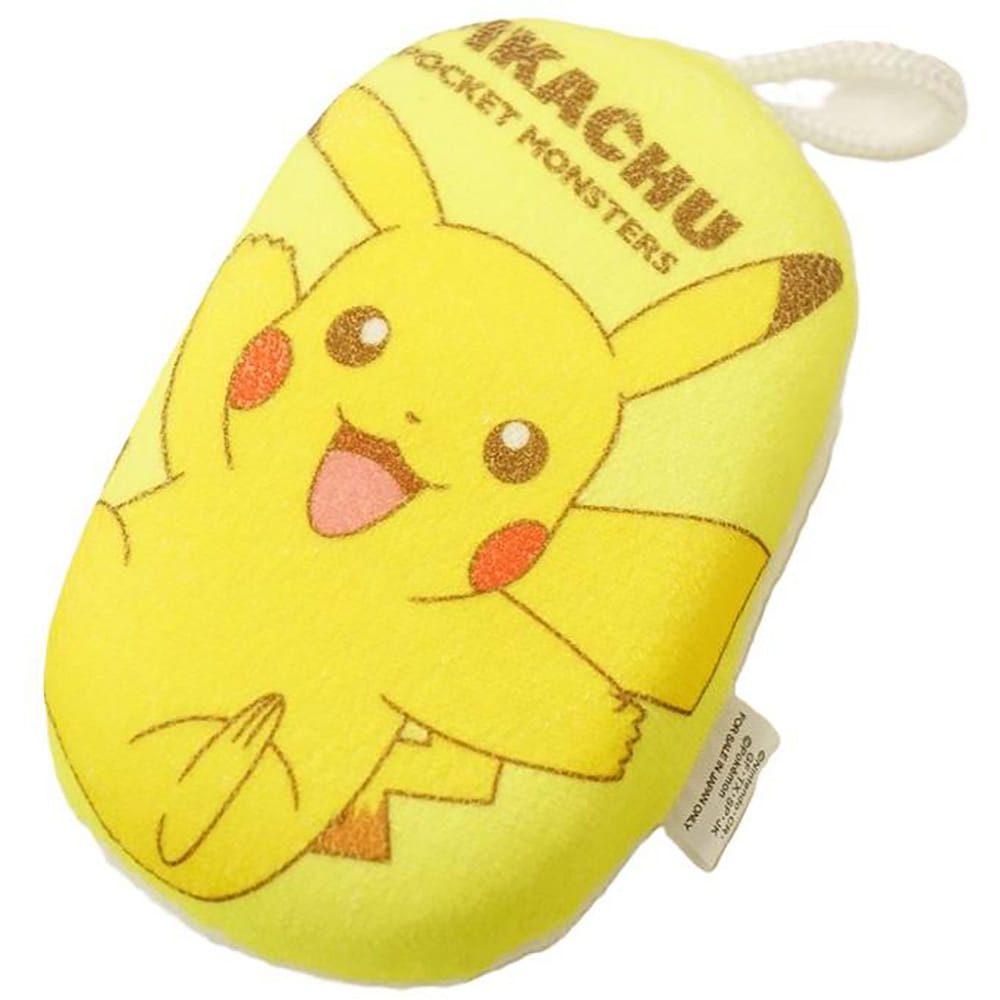 SantanXPIKACHU Soft Bath Sponge (Hook & Loop) 1 개입
