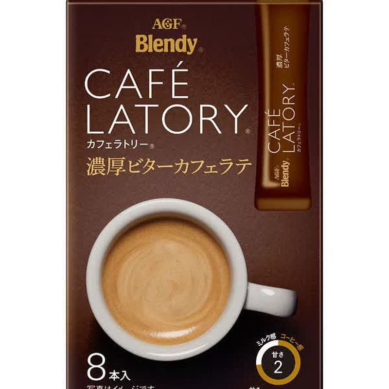 Ajinomoto AGF Rich Bitter Cafe Latte Sticks 8 pcs 1 個