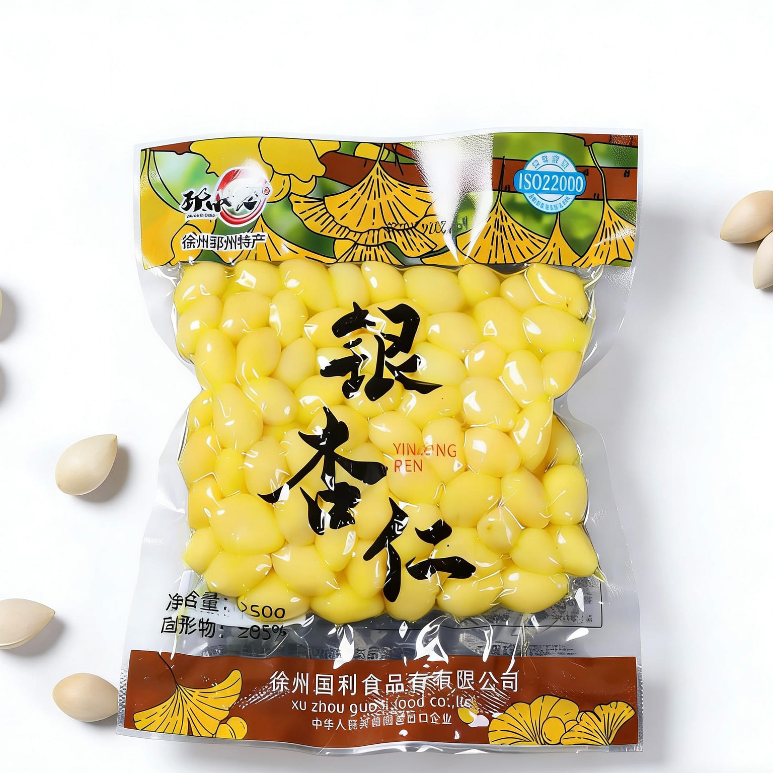 果立源   银杏果仁即食  1袋 250 克