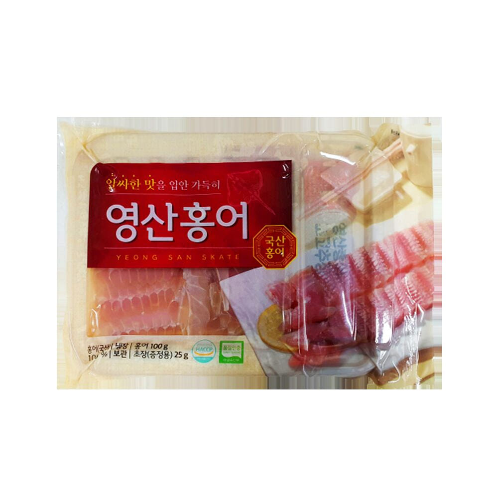 100% 한국산 영산홍어회 1 개
