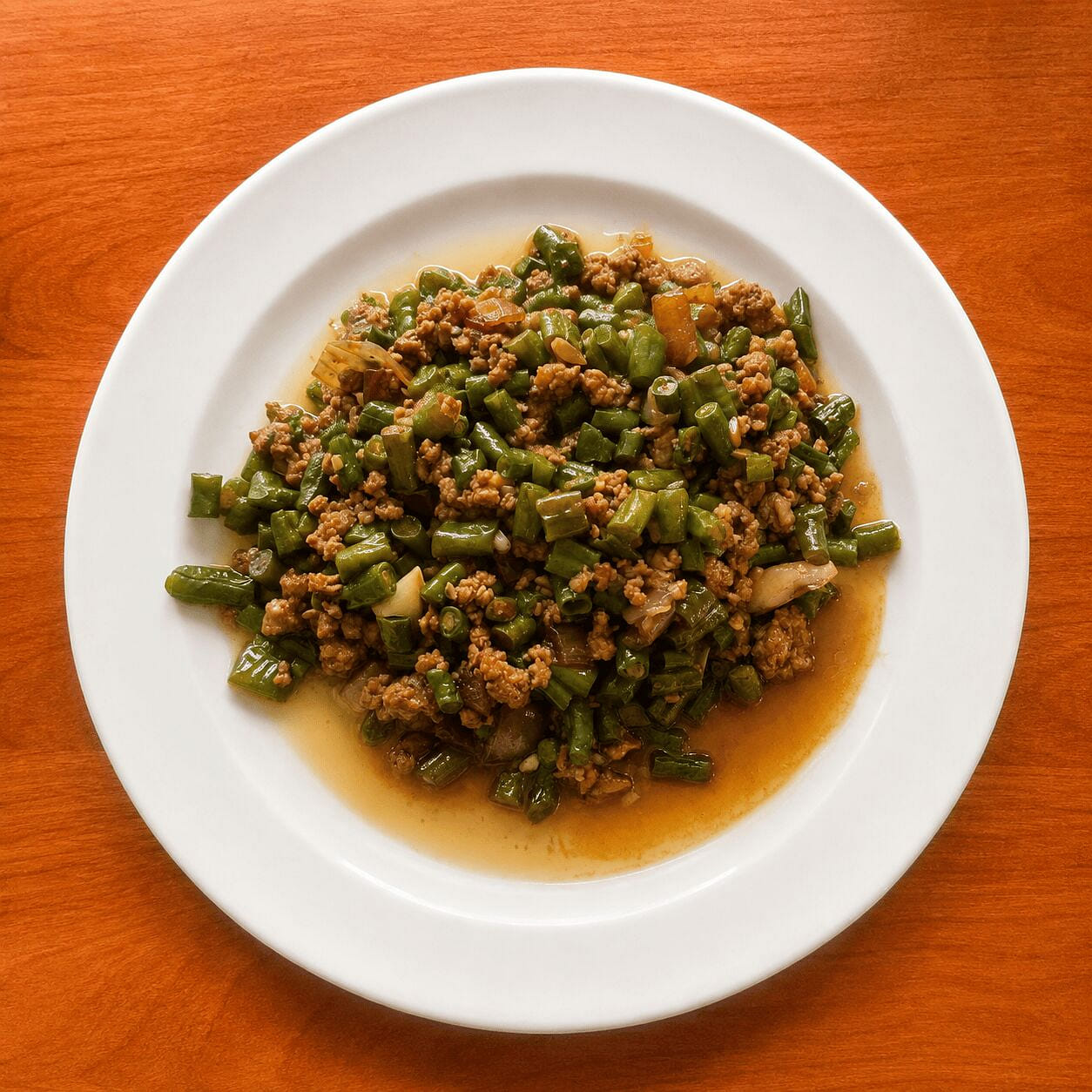 Minced Pork with String Beans 400 g